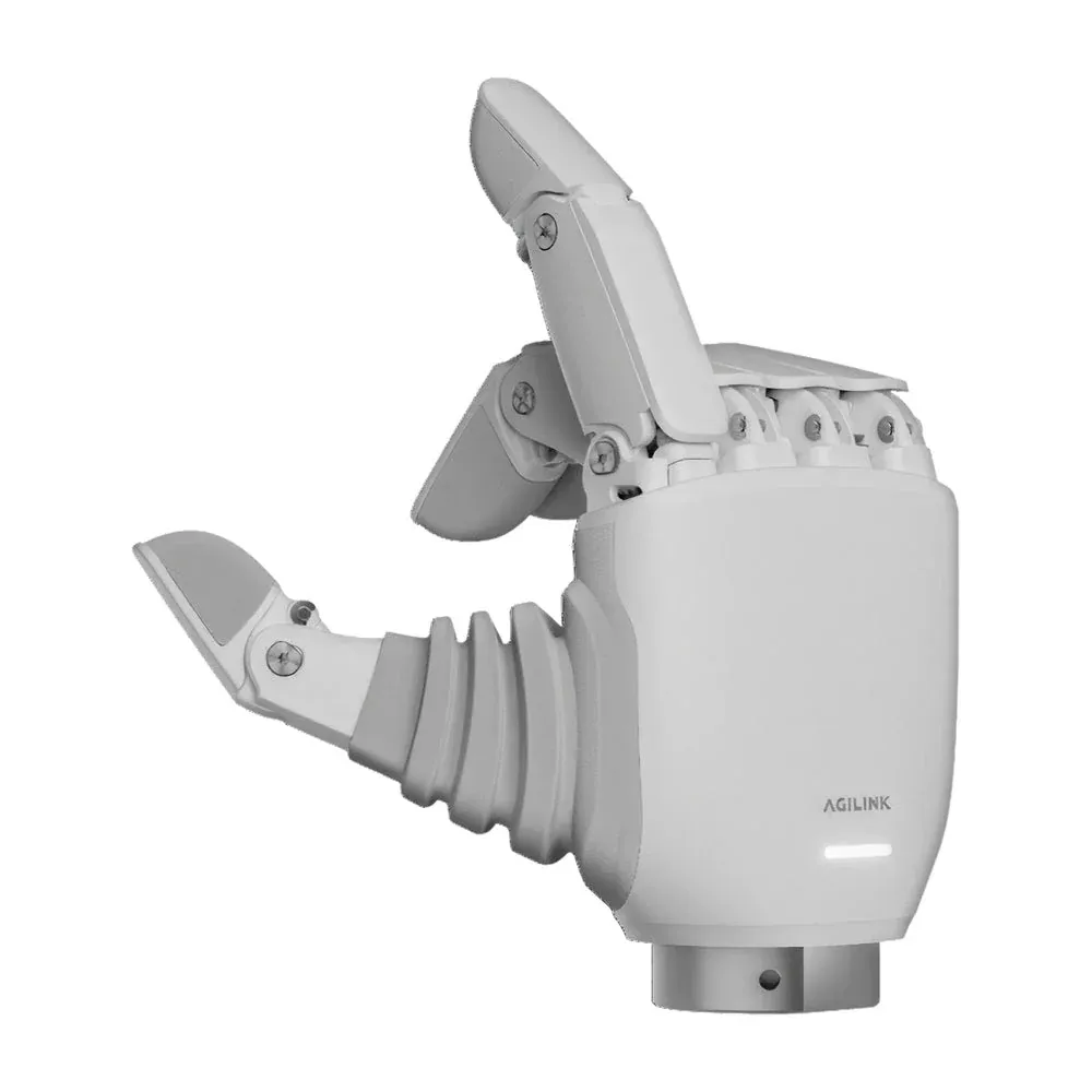 OmniHand 3 Lite-S Roboterhand, seitliche Ansicht